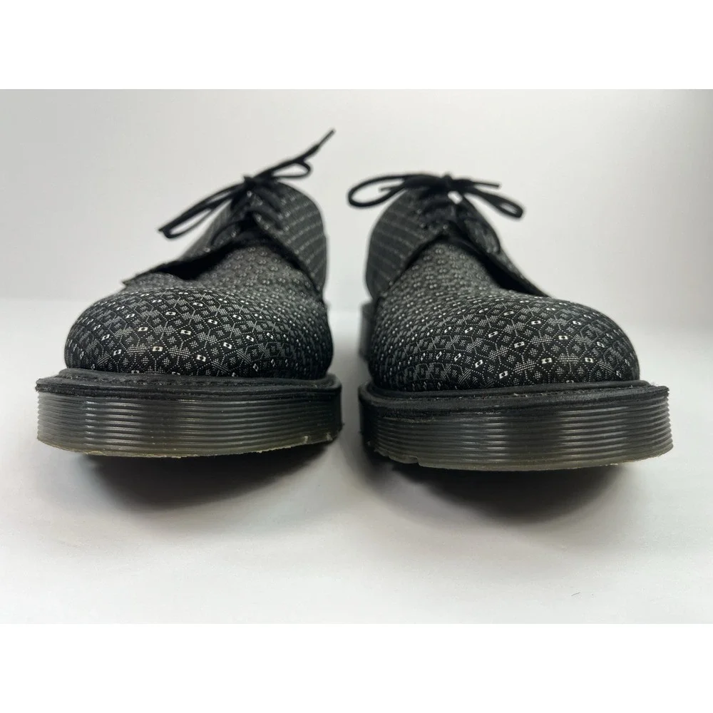 Dr. Martens Lester Men's Size 11 Shoes Black Grey Diamond Dot 15684001 England